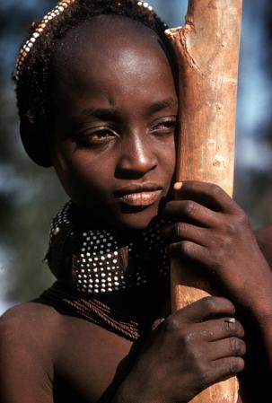 Mwila girl, near Humpata, Angola, 1959/60