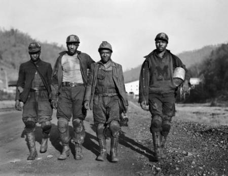 Four miners, near Bluefield, WV, 1939